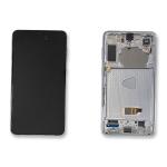 DISPLAY LCD PER SAMSUNG G996B S21 PLUS PHANTOM SILVER / BIANCO CON FRAME GH82-24553C GH82-24554C