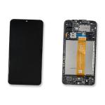 DISPLAY LCD FOR SAMSUNG A127F A12 2021 BLACK WITH FRAME GH82-26485A GH82-26486A (BOE B3)