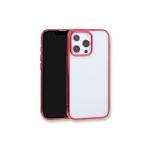 COVER ULTRATHIN PER IPHONE 13 PRO  TRASPARENTE ROSSO