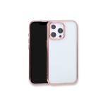 COVER ULTRATHIN PER IPHONE 13 PRO  TRASPARENTE ROSA