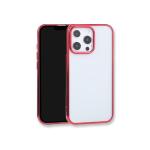 COVER ULTRATHIN PER IPHONE 13 PRO MAX TRASPARENTE ROSSO