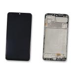 DISPLAY LCD PER SAMSUNG M325F M32 NERO CON FRAME GH82-26193A GH82-25981A