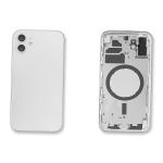 AKKUDECKEL RUCKSEITE BACKCOVER FUR IPHONE 12 WEISS KOMPATIBEL