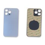 AKKUDECKEL RUCKSEITE BACKCOVER GLAS FUR IPHONE 13 PRO MAX BLAU SIERRA (BIG HOLE) KOMPATIBEL