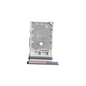 CARRELLO SIM G990B S21 FE VIOLA (DUAL SIM) GH98-46790D 