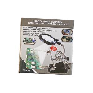 LENTE D'INGRANDIMENTO BEST TE-801 CON 2 CLIP AUSILIARIE