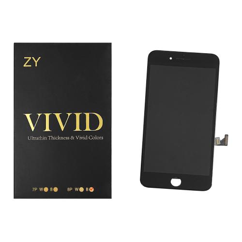 28582 - PANTALLA LCD PARA IPHONE 8 PLUS NEGRO (ZY VIVID) - ZY 