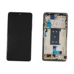DISPLAY LCD FOR XIAOMI MI 11T PRO BLACK WITH FRAME 56000E0K3S00 - SERVICE PACK