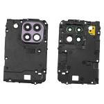VETRO CAM POSTERIORE P40 LITE ROSA CON FRAME
