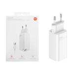 TRAVEL XIAOMI MI BHR5515GL 65W GaN Tech + CAVO USB-C BIANCO - BLISTER RETAIL