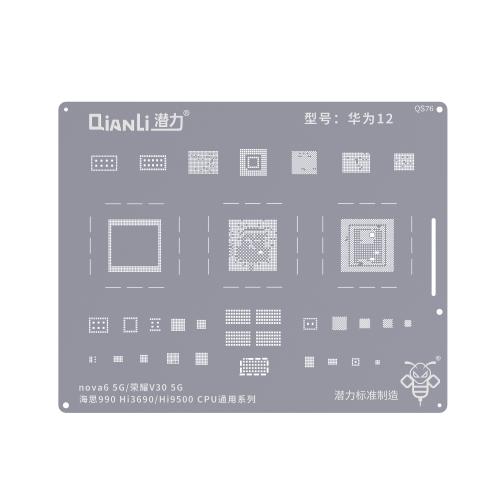 STENCIL PER REBALLING IC CHIP QIANLI QS76