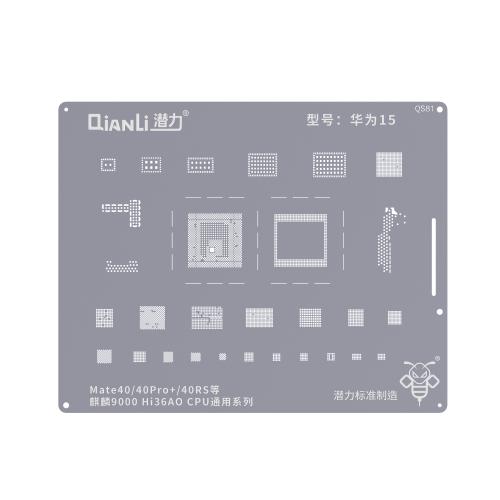 STENCIL PER REBALLING IC CHIP QIANLI QS81