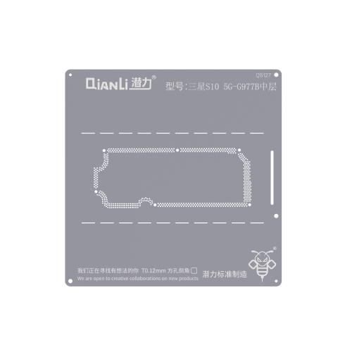 STENCIL PER REBALLING IC CHIP QIANLI QS127 PER SAMSUNG G977B S10 5G