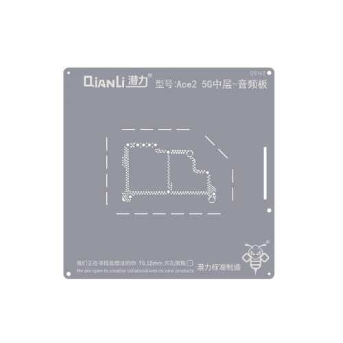 STENCIL PER REBALLING IC CHIP QIANLI QS143 PER OPPO ACE 2