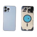 AKKUDECKEL RUCKSEITE BACKCOVER FUR IPHONE 13 PRO MAX BLAU SIERRA KOMPATIBEL