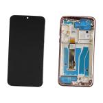 DISPLAY LCD PER MOTOROLA XT2019 MOTO G8 PLUS ROSSO CON FRAME 5D68C15529
