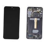 ECRAN LCD POUR SAMSUNG S906B S22 PLUS NOIR / PHANTOM BLACK AVEC CHASSIS GH82-27500A GH82-27501A