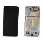 DISPLAY LCD PER SAMSUNG S906B S22 PLUS BIANCO / CREAM / SKY BLUE CON FRAME GH82-27500B GH82-27501B