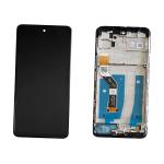 ECRAN LCD POUR MOTOROLA XT2133 MOTO G60S NOIR AVEC CHASSIS 5D68C19075