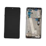 PANTALLA LCD PARA MOTOROLA XT2143 MOTO EDGE 20 NEGRO CON MARCO 5D68C19192