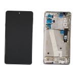 DISPLAY LCD PER MOTOROLA XT2143 MOTO EDGE 20 BIANCO CON FRAME 5D68C19194