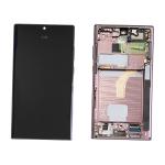 DISPLAY LCD PER SAMSUNG S908B S22 ULTRA BURGUNDY CON FRAME GH82-27488B GH82-27489B