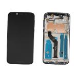 DISPLAY LCD PER MOTOROLA XT1952 MOTO G7 PLAY NERO CON FRAME 5D68C13298 5D68C13298PW