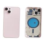 BATTERY BACK COVER REAR FOR IPHONE 13 PINK WITH FRAME COMPATIBLE