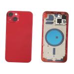 BATTERY BACK COVER REAR FOR IPHONE 13 RED WITH FRAME COMPATIBLE