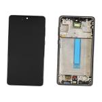 DISPLAY LCD FOR SAMSUNG A736B A73 BLACK WITH FRAME GH82-28884A GH82-28686A