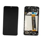 DISPLAY LCD PER SAMSUNG M135F M13 NERO CON FRAME GH82-29132A GH82-29133A (FLAT SM-A135F A13 LTE BOE B6)