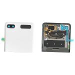 DISPLAY LCD PER SAMSUNG F707B Z FLIP 5G BIANCO (ESTERNO) GH96-13806C