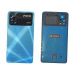 BACK COVER PER XIAOMI POCO X4 PRO 5G BLU CON VETRO CAM 5600040K6P00