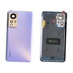 BACK COVER PER XIAOMI 12X VIOLA CON VETRO CAM 56000L0L3A00