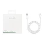 CAVO USB + TYPE-C OPPO CABLE DL143 1 METRO BIANCO - BLISTER RETAIL