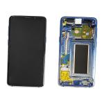 PANTALLA LCD PARA SAMSUNG G960F S9 AZUL POLARIS CON MARCO GH97-21696G GH97-21697G