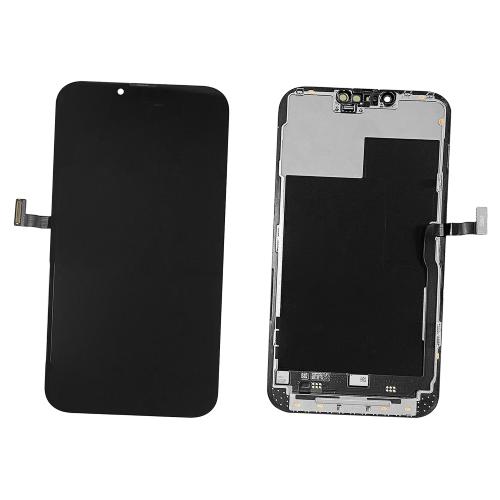 Pantalla LCD puede usarse con iPhone 13 Pro Max, negro, con marco, PRC -  All Spares