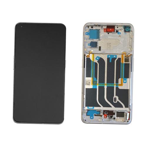 DISPLAY LCD PER REALME GT2 PRO BIANCO CON FRAME 4909408
