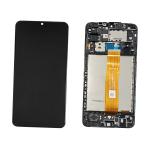 DISPLAY LCD PER SAMSUNG A127F A12 2021 NERO CON FRAME GH82-26485A GH82-26486A (VER. SM-A032F R0.0 CDOT S)