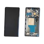 DISPLAY LCD PER MOTOROLA XT2241 MOTO EDGE 30 ULTRA GRIGIO CON FRAME 5D68C21452 5D68C21260