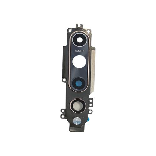 VETRO FOTOCAMERA POSTERIORE PER XIAOMI MI 10 5G CON FRAME GOLD