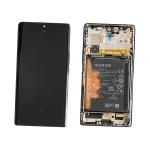 DISPLAY LCD FOR HUAWEI HONOR 70 BLACK WITH FRAME 0235ACMF