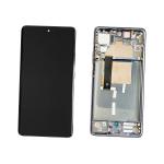 DISPLAY LCD PER MOTOROLA XT2243 MOTO EDGE 30 FUSION NERO CON FRAME 5D68C21527 5D68C21187