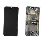 ECRAN LCD POUR SAMSUNG F721B Z FLIP 4 5G GRAPHITE AVEC CHASSIS GH82-29440A GH82-29441A GH82-30238A GH82-30239A SERVICE PACK  