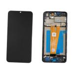 ECRAN LCD POUR SAMSUNG A045F A04 2022 NOIR AVEC CHASSIS GH81-22731A SERVICE PACK