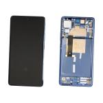 DISPLAY LCD PER MOTOROLA XT2243 MOTO EDGE 30 FUSION BLU CON FRAME 5D68C21538 5D68C21190