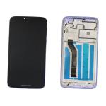 BILDSCHIRM LCD FUR MOTOROLA XT1955 MOTO G7 POWER VIOLETT MIT RHAMEN 5D68C13603