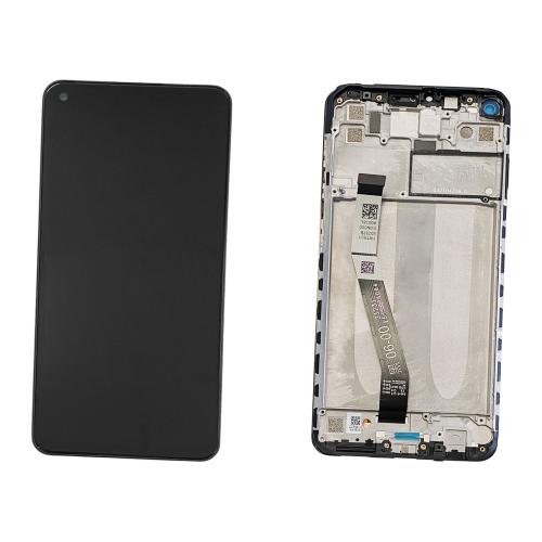 DISPLAY LCD PER XIAOMI REDMI NOTE 9 / 10X NERO CON FRAME 560003J15S00 - SERVICE PACK