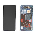 DISPLAY LCD PER OPPO FIND X3 PRO CPH2173 BLU CON FRAME 4906613