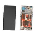 DISPLAY LCD PER OPPO FIND X5 CPH2307 BIANCO CON FRAME 4130016 4130026